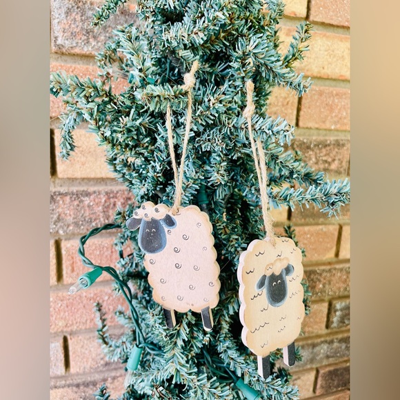 Sheep Ornaments With Hanger 4/bag - Picture 5 of 12